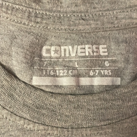 Converse t shirt size 7 - Picture 3 of 4